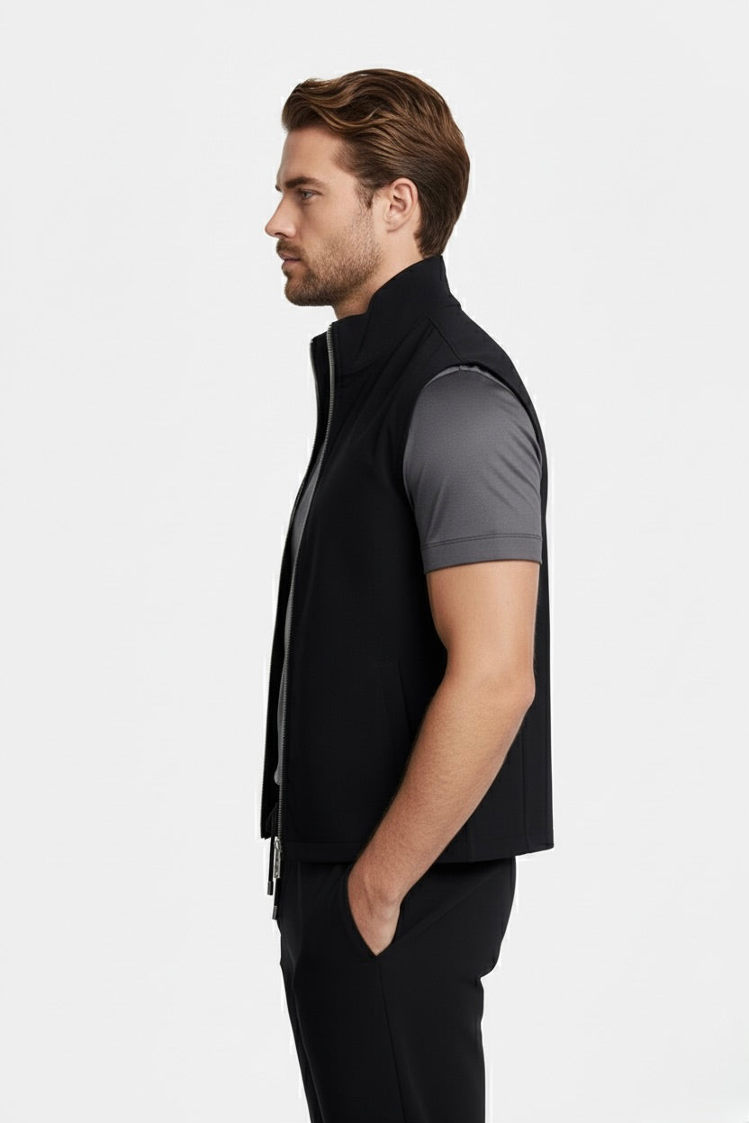 VESTE SANS MANCHE ESSENTIEL NOIR Selvé Paris