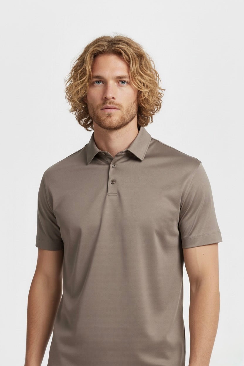 POLO ESSENTIEL BRUME DE SABLE - Selvé Paris