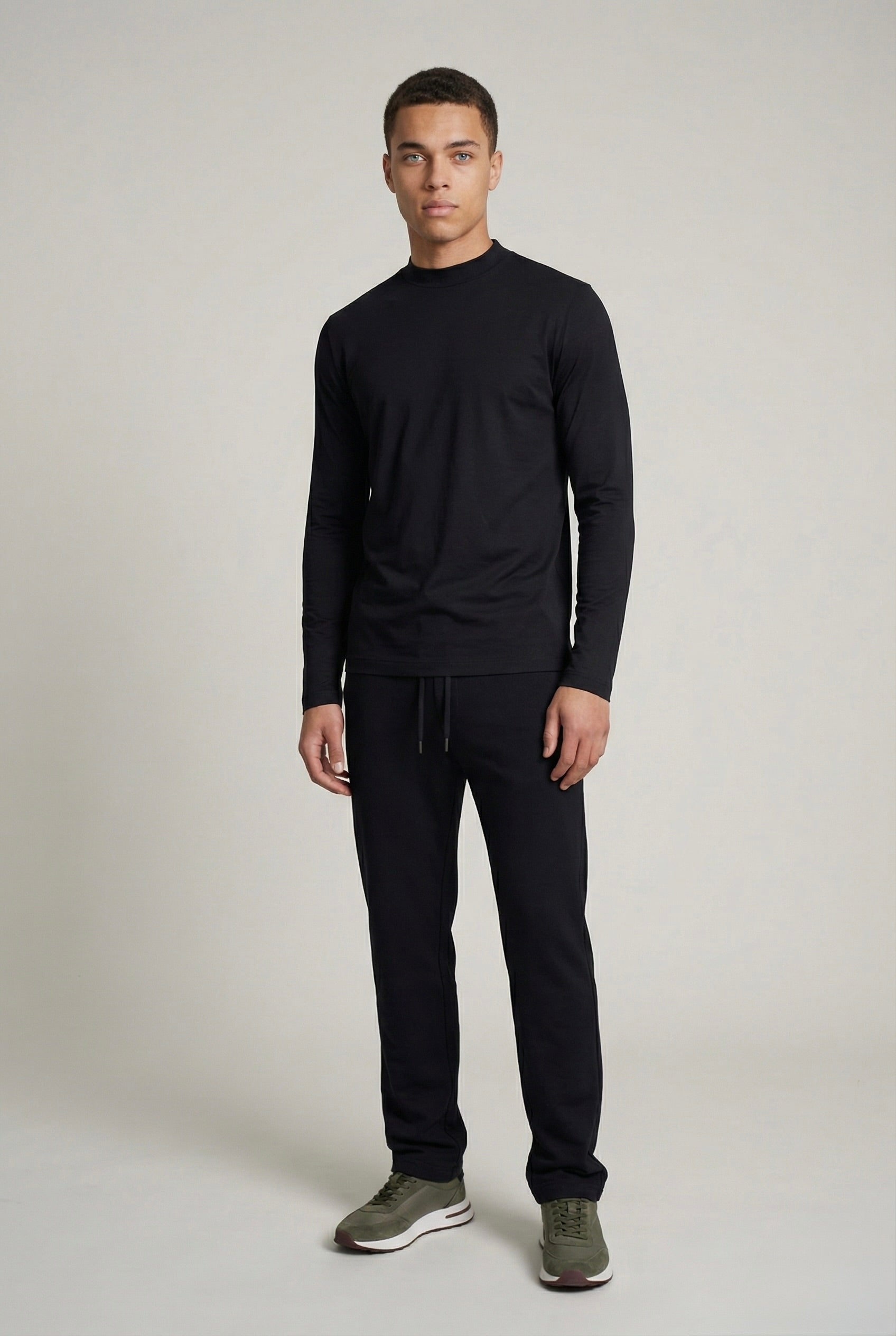 T-SHIRT ESSENTIEL NOIR MANCHES LONGUES Selvé Paris