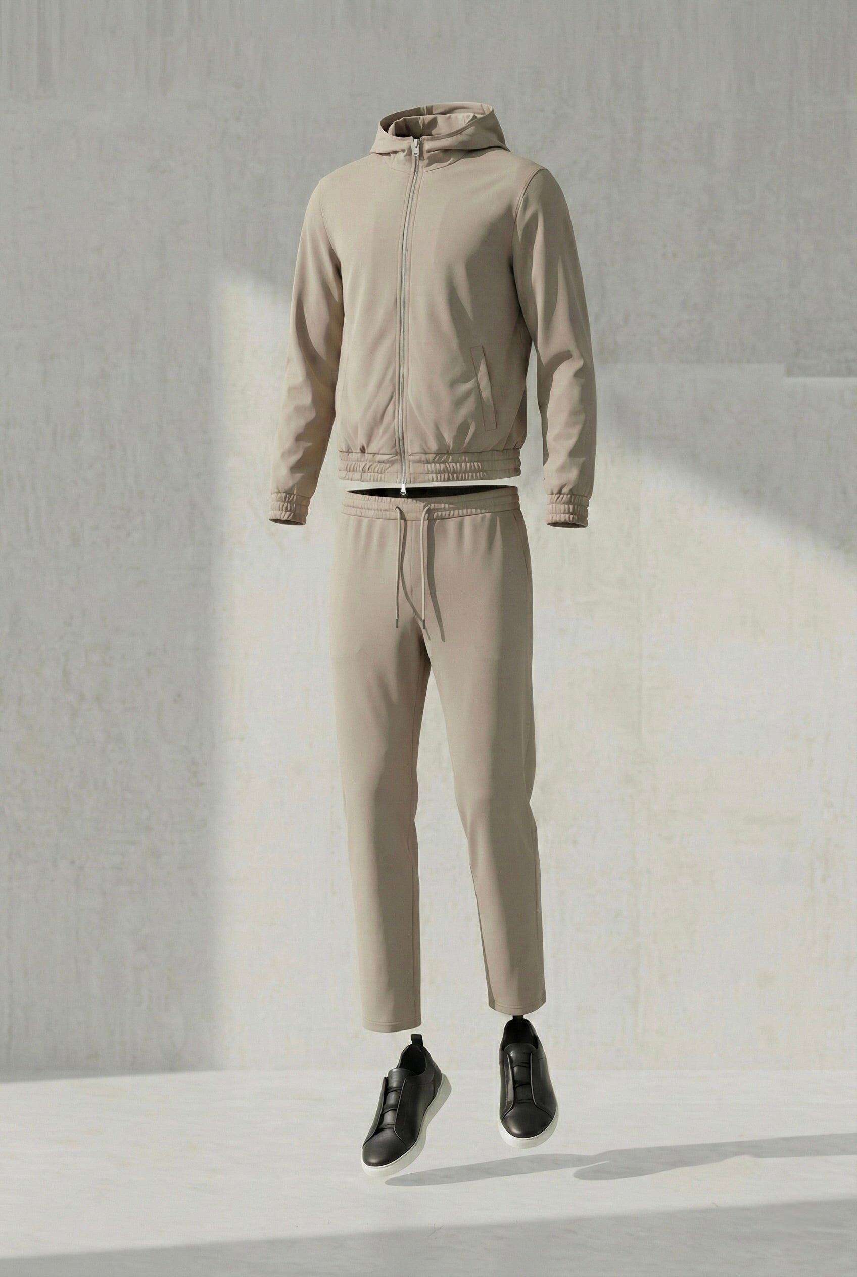 ENSEMBLE SIGNATURE À CAPUCHE SABLE CHAUD Selvé Paris