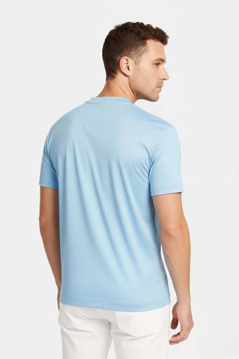 T-SHIRT ESSENTIEL BLEU BRUME Selvé Paris