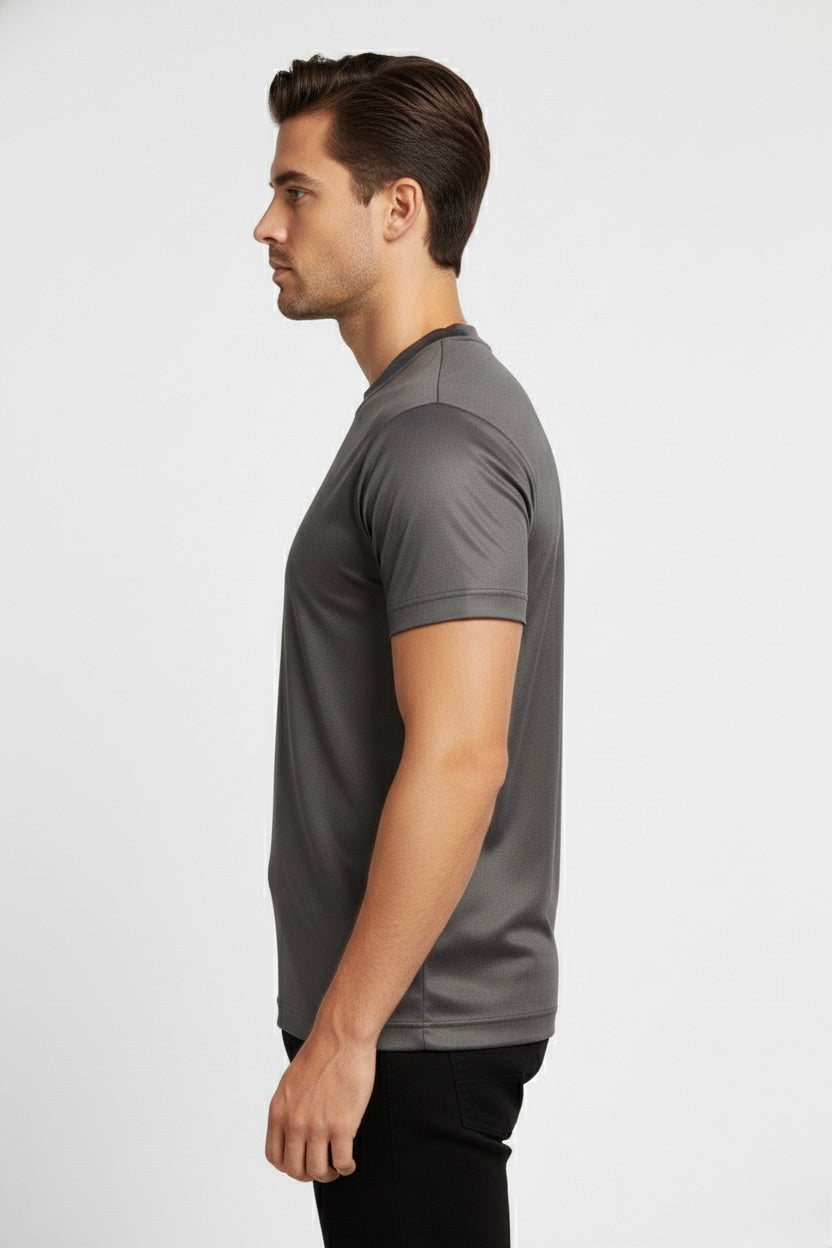 T-SHIRT ESSENTIEL GRIS PROFOND Selvé Paris