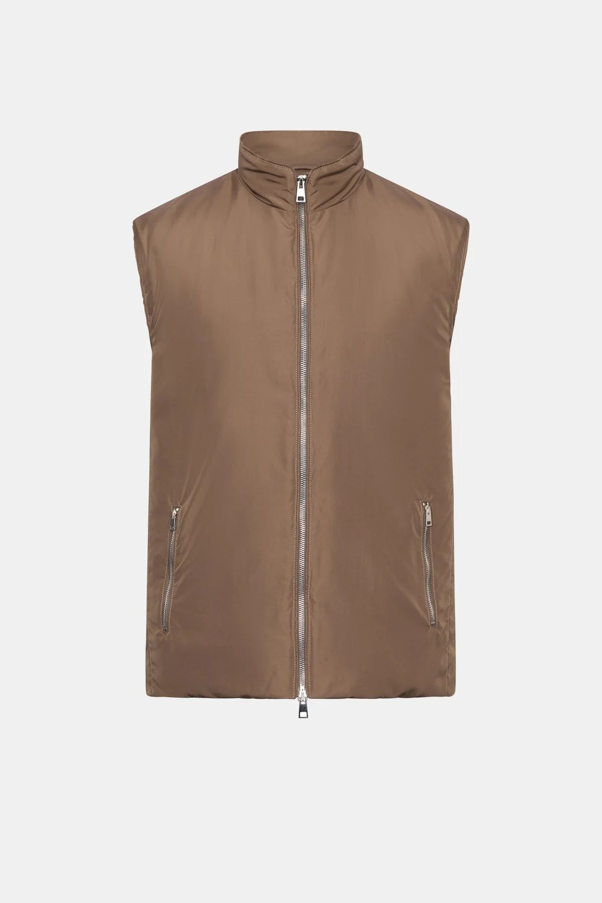 VESTE SANS MANCHE ESSENTIEL MARRON Selvé Paris