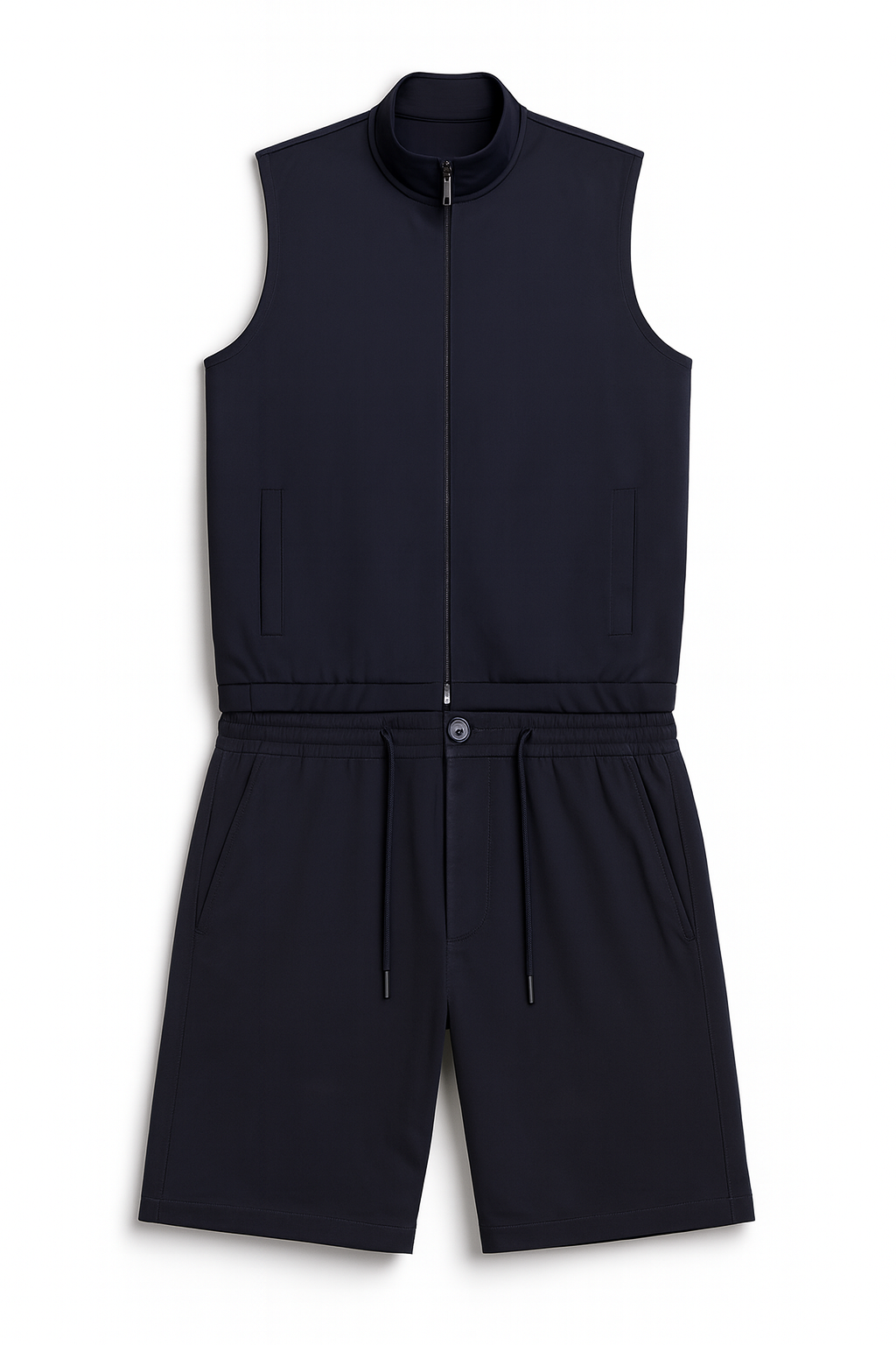 Ensemble Bleu Marine – Gilet Sans Manches & Short