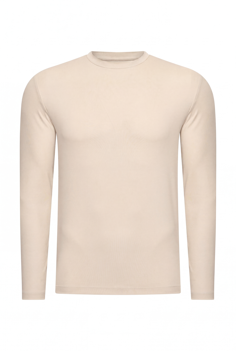 ESSENTIAL WHITE LONG-SLEEVED T-SHIRT