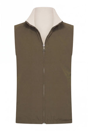 ENSEMBLE SELVÉ RÉVERSIBLE PERLE D'OLIVE (T-SHIRT MANCHES LONGUES)