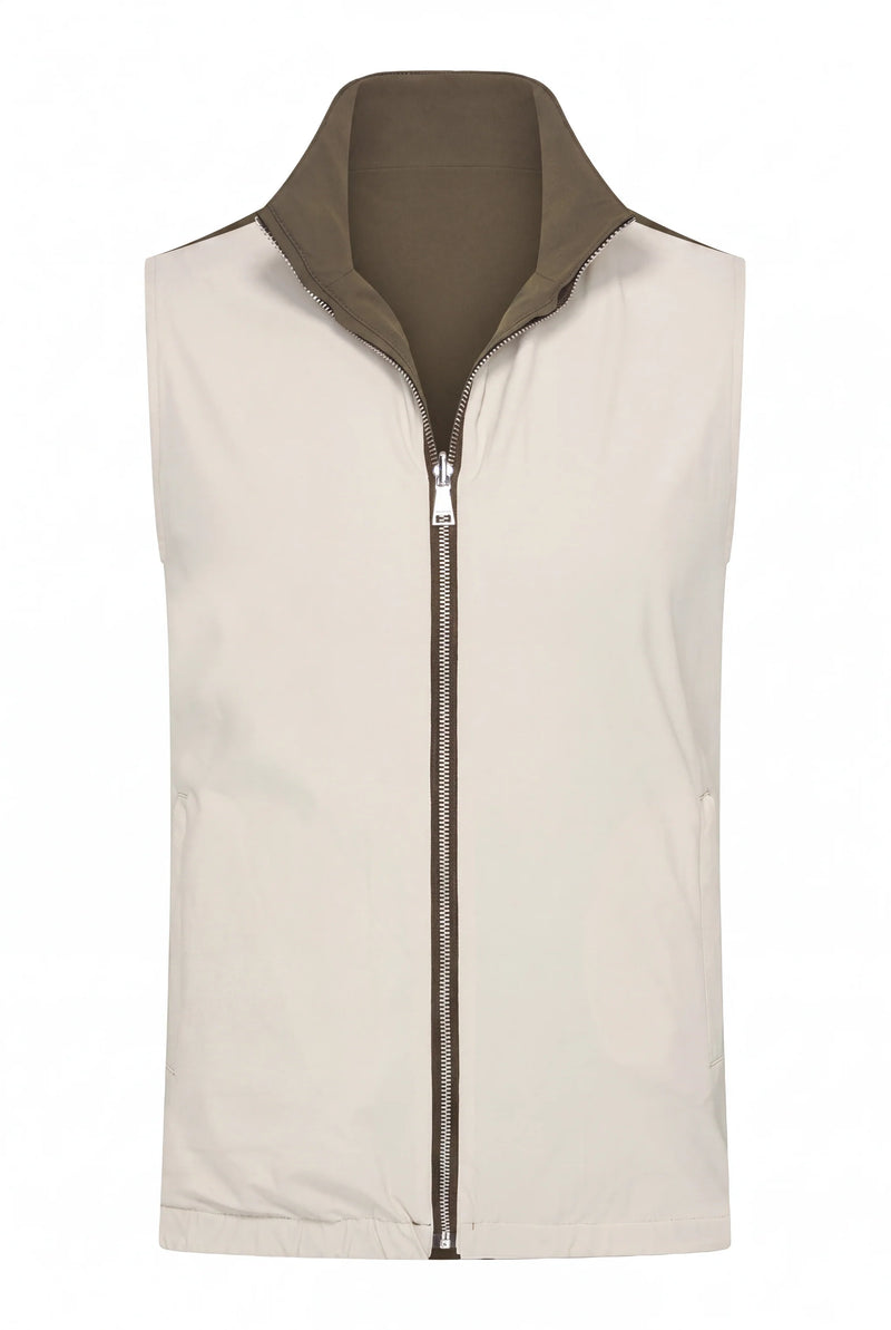 ENSEMBLE SELVÉ RÉVERSIBLE PERLE D'OLIVE (T-SHIRT MANCHES LONGUES)