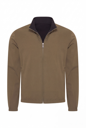 VESTE RÉVERSIBLE OLIVE D'ANILINE