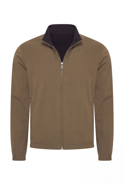 VESTE RÉVERSIBLE OLIVE D'ANILINE