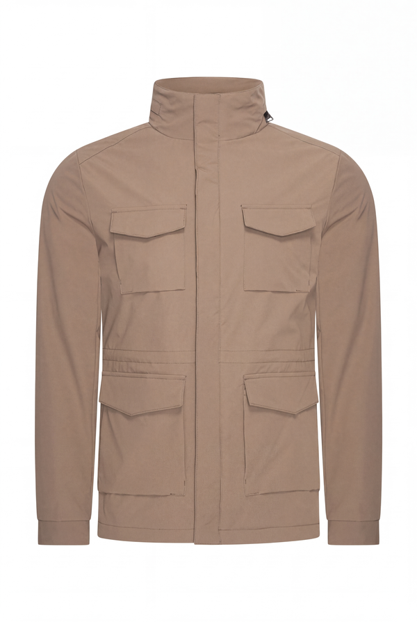 Veste Field Taupe Désert - face