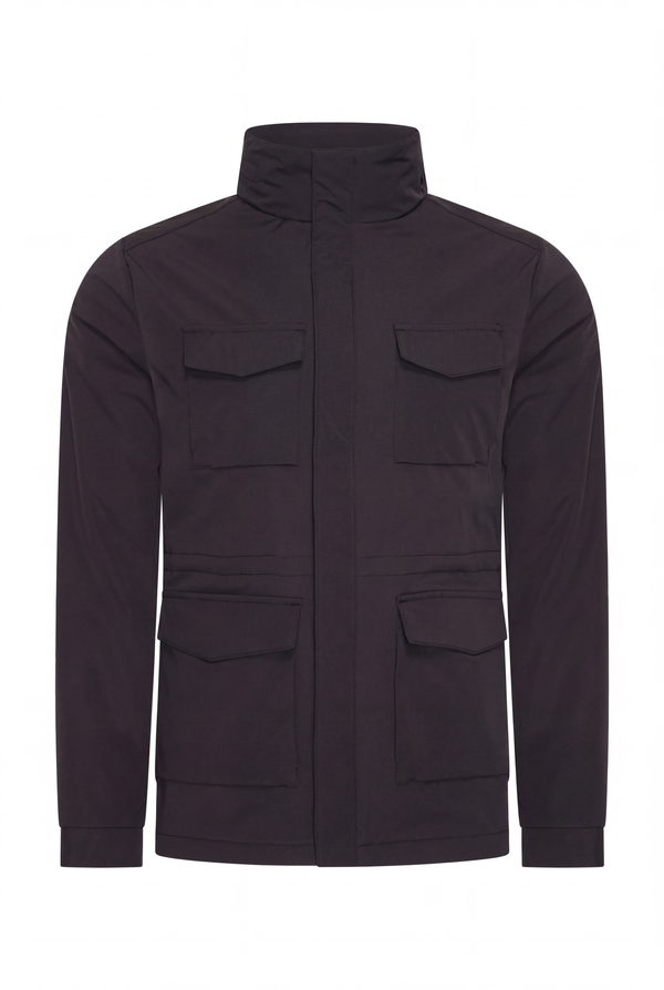 Veste Field Caviar d'Aniline - face