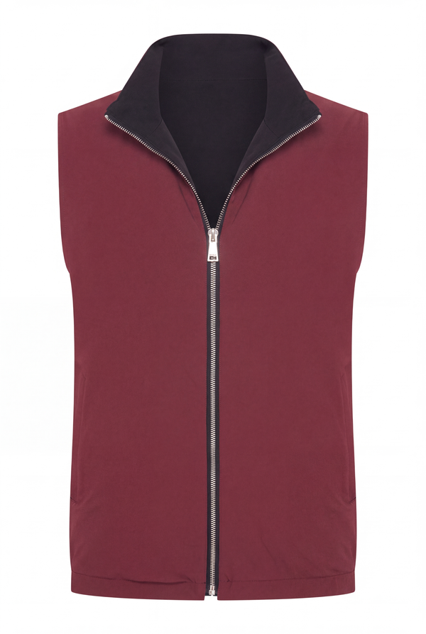 Veste Sans Manche Réversible Moulin d'Azul - côté moulin rouge