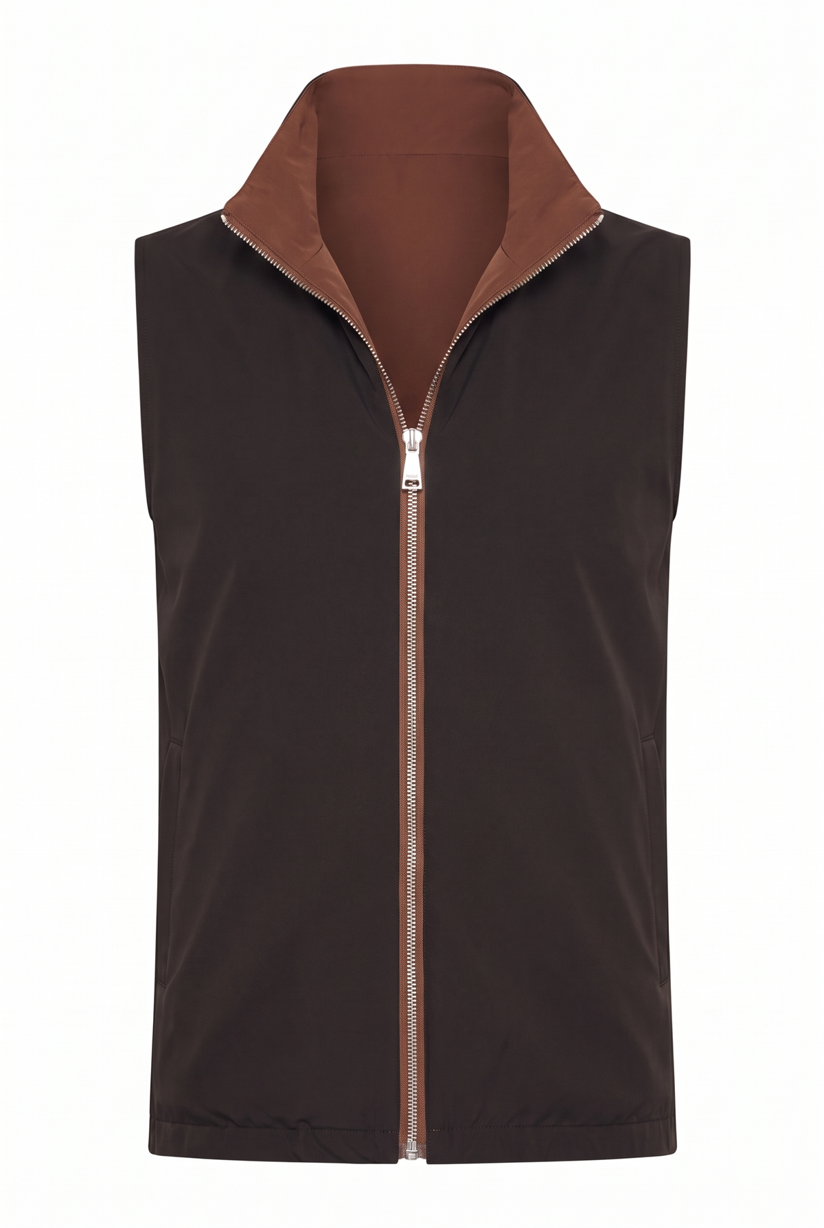 Veste Sans Manche Réversible Tobacco d'Aniline - autre face