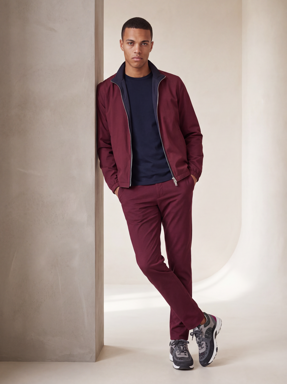 PANTALON SELVÉ MOULIN ROUGE — porté