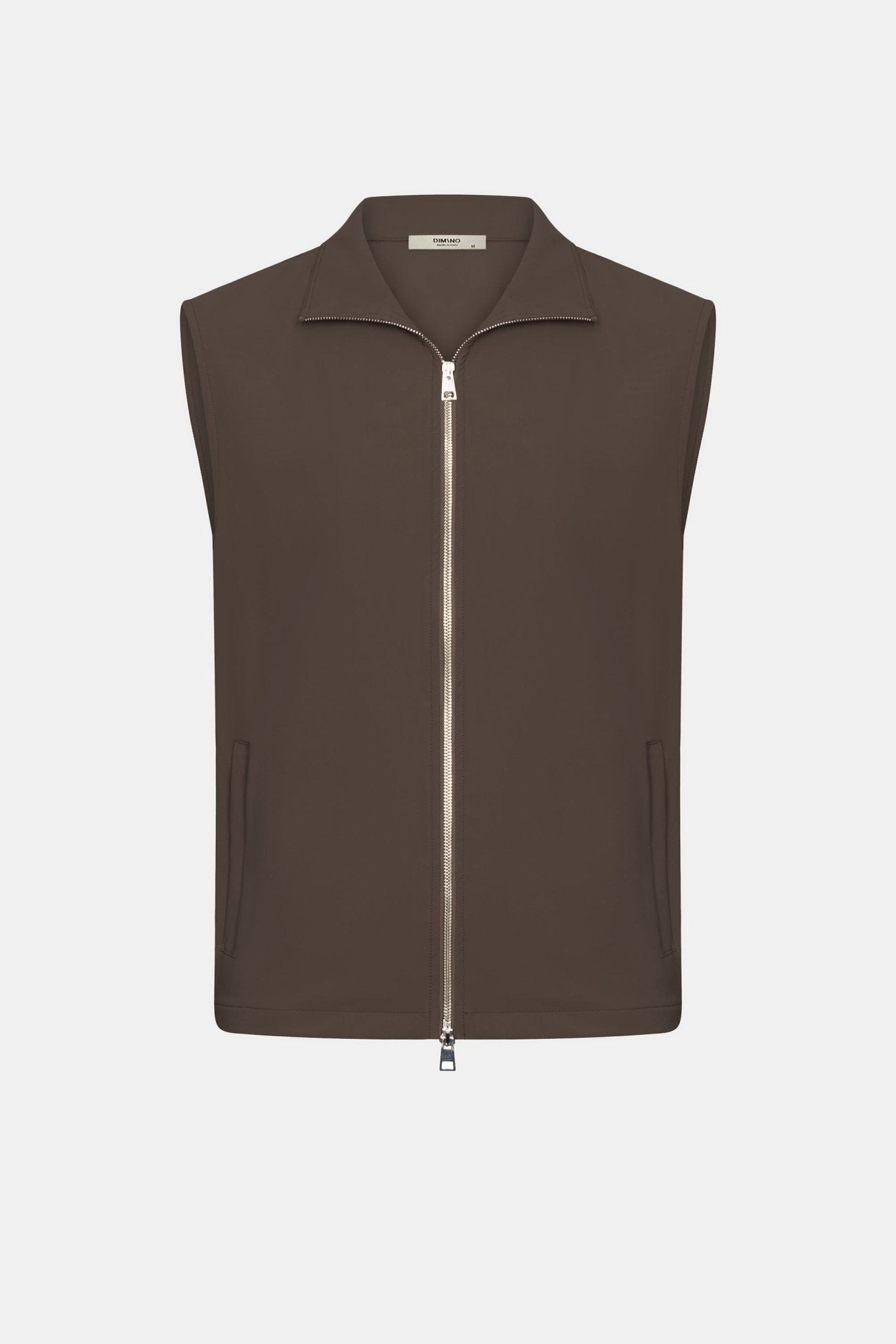 Mocha Brown Tech Gilet - DIMANO