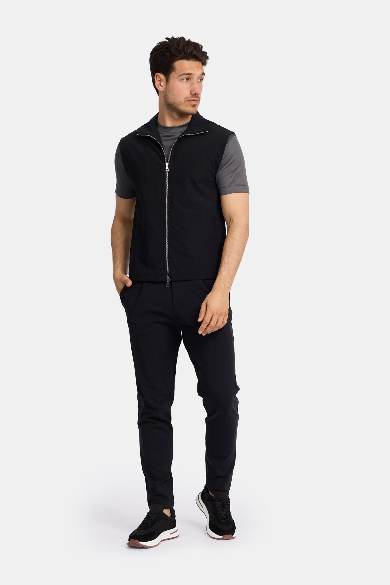Onyx Black Tech Gilet - DIMANO