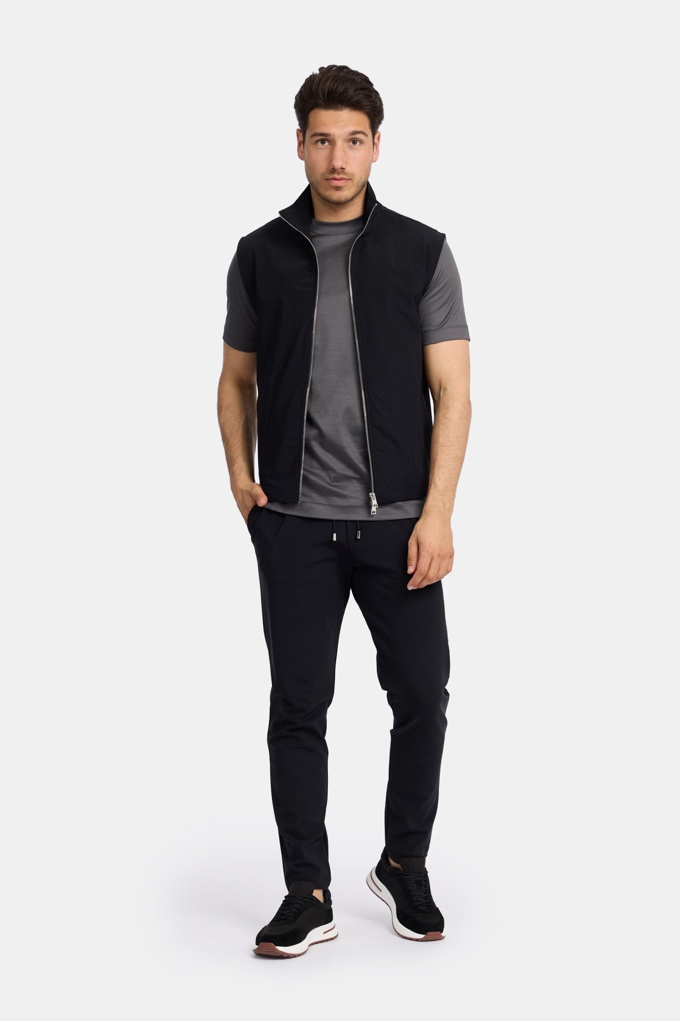 Onyx Black Tech Gilet - DIMANO
