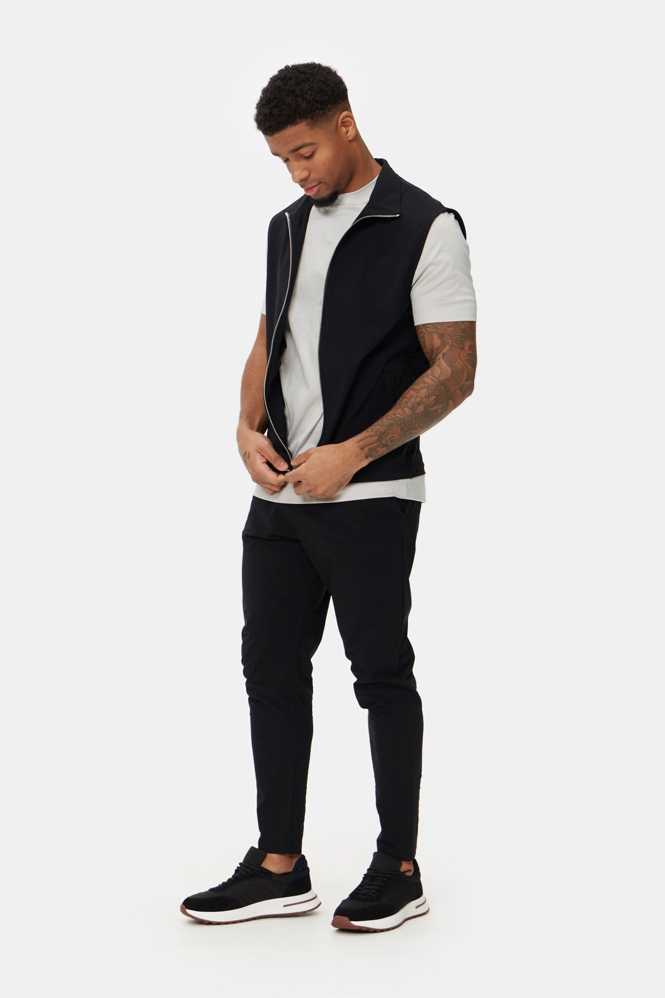 Onyx Black Tech Gilet - DIMANO