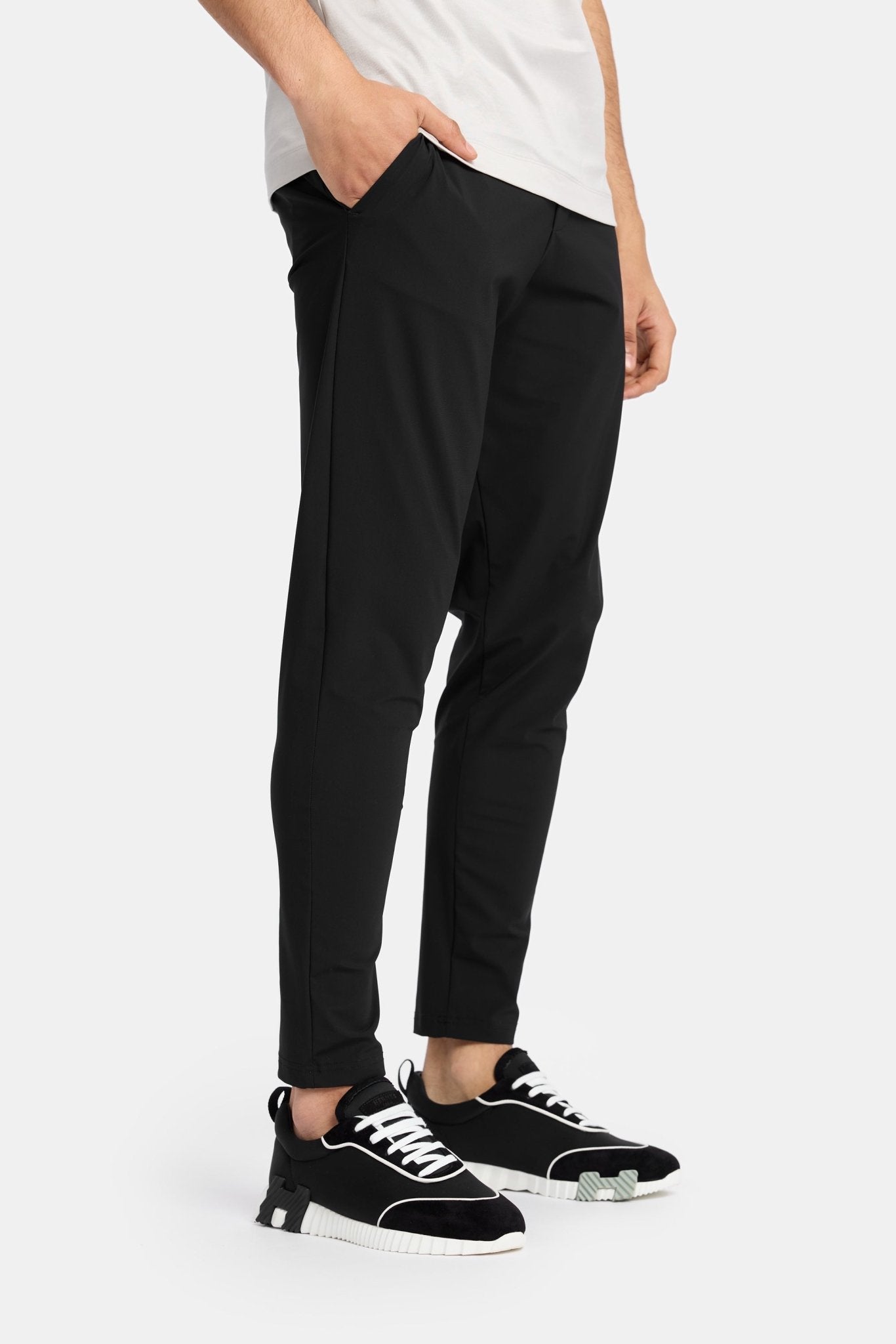Onyx Black Tech Pants - DIMANO
