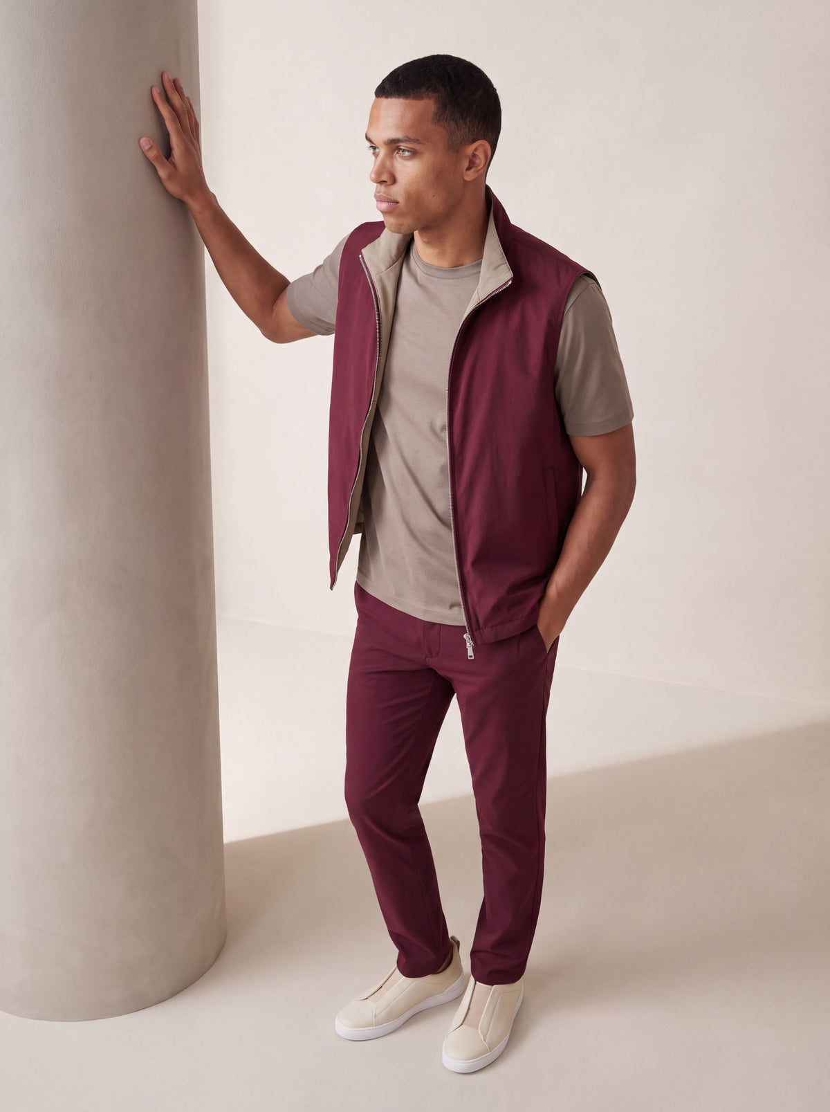 Ensemble Selvé réversible Moulin du Désert porté