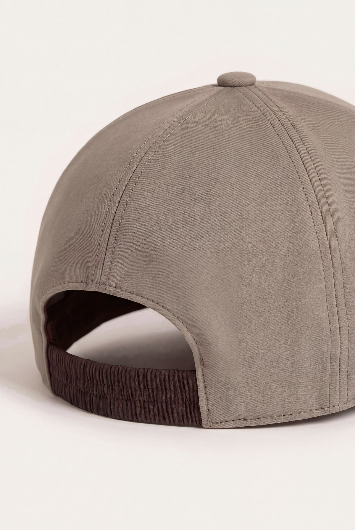 Casquette Selvé Café et Désert, détail arrière