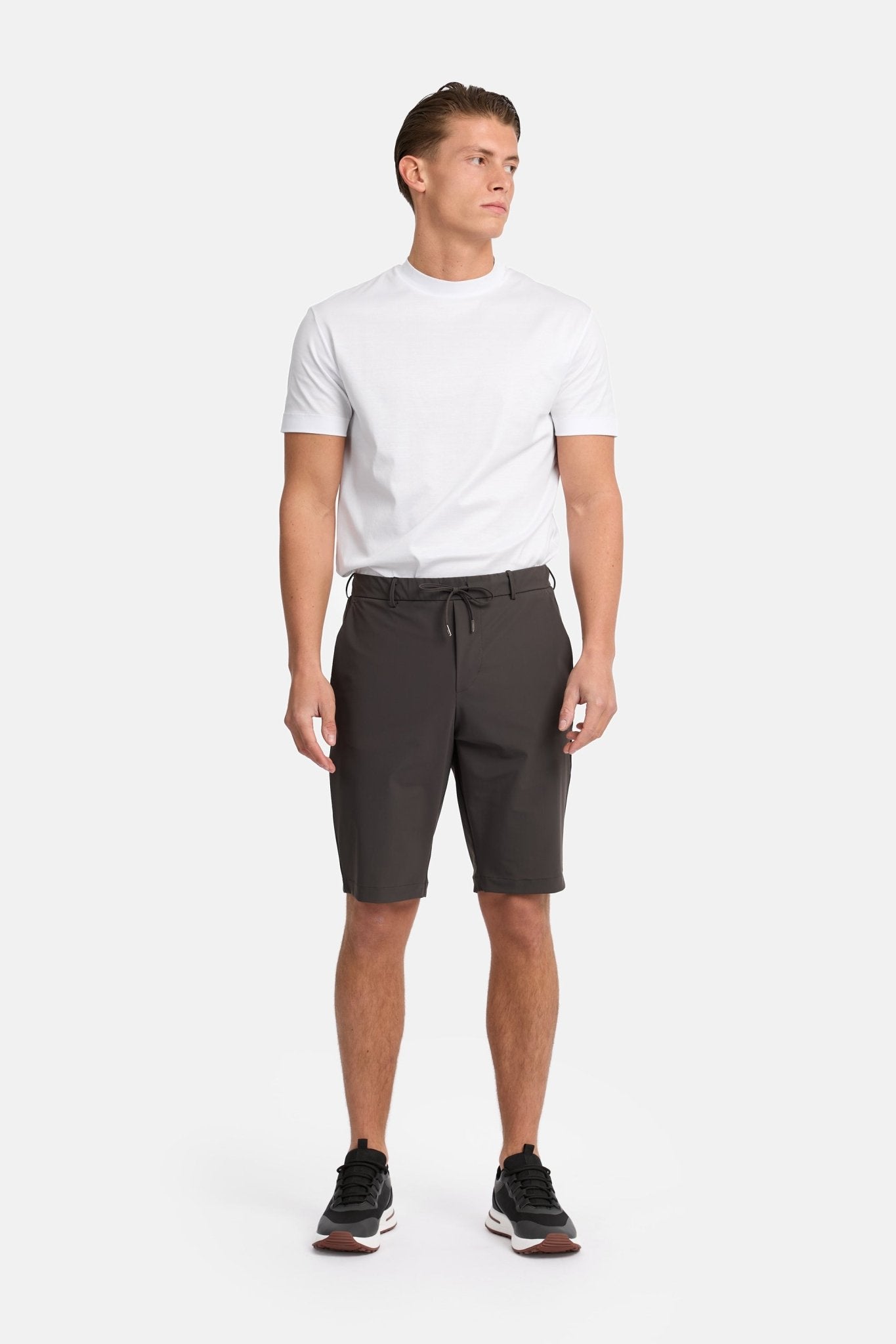 Slate Grey Tech Shorts - DIMANO