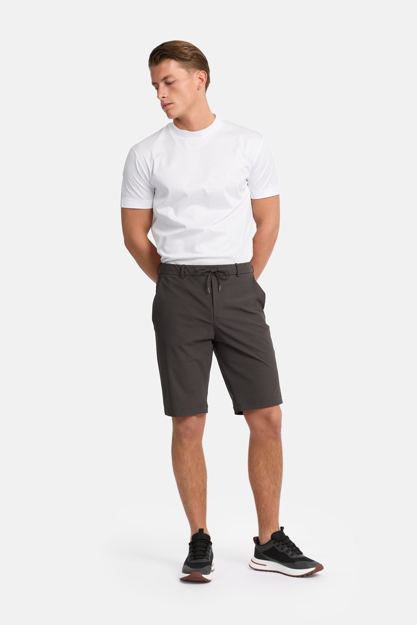 Slate Grey Tech Shorts - DIMANO